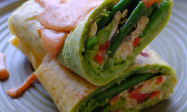Effortless Veggie Omelette Roll