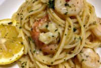 Lemon Butter Garlic Shrimp Pasta
