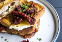 Sun-Dried Tomato and Feta Stuffed French Toast